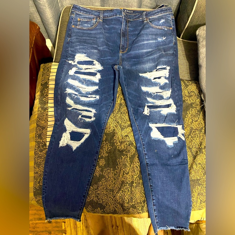 American Eagle super hi-rise jegging